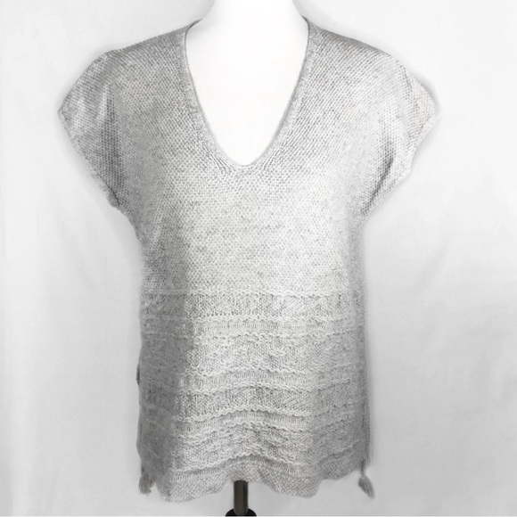 Madewell Side Tie Gray Knit Vest (Size Medium - EUC) - Picture 4 of 10
